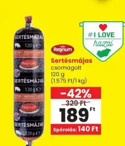 Spar Regnum Sertésmájas ajánlat