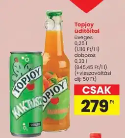Spar TopJoy Üdítőital ajánlat
