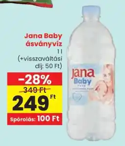 Spar Jana Baby ásványvíz ajánlat