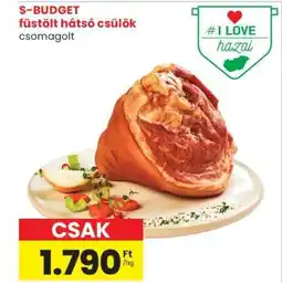 Spar S-BUDGET füstölt hátsó csülök ajánlat
