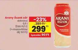 Spar Arany Ászok sör ajánlat