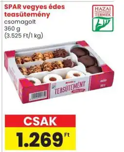Spar SPAR vegyes édes teasütemény ajánlat