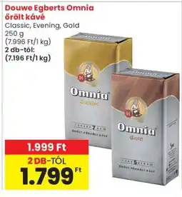 Spar Douwe Egberts Omnia Őrölt Kávé ajánlat