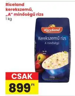 Spar Riceland kerek szemű „A” minőségű rizs ajánlat