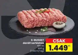 Spar S-BUDGET darált sertéshús ajánlat