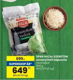 Spar SPAR HAZAI.SZERETEM savanyított káposzta ajánlat