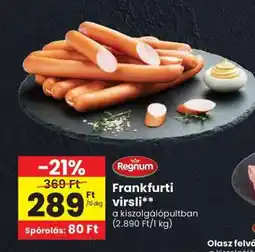 Spar Regnum Frankfurti virsli ajánlat