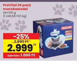 Spar PreVital 24 pack macskaeledel ajánlat