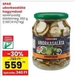 Spar SPAR uborkasaláta hagymával ajánlat