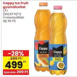 Spar Cappy Ice Fruit gyümölcsital ajánlat