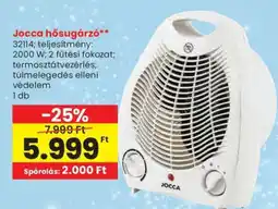 Spar Jocca hősugárzó ajánlat