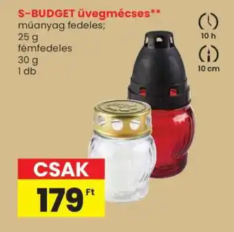 Spar S-BUDGET üvegmécses ajánlat