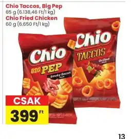 Spar Chio Taccos, Big Pep ajánlat