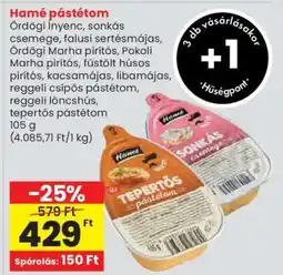 Spar HAMÉ PÁSTÉTOM ajánlat