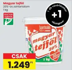 Spar Magyar tejföl ajánlat
