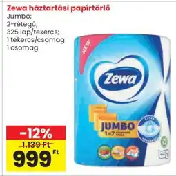 Spar Zewa háztartási papírtörlő ajánlat