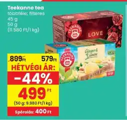 Spar TEEKANNE TEA ajánlat