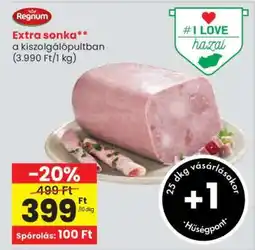 Spar Regnum Extra sonka ajánlat