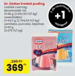 Spar Dr. Oetker Eredeti Puding ajánlat