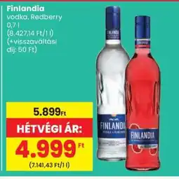 Spar Finlandia vodka, Redberry ajánlat