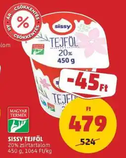 PENNY Sissy Tejföl ajánlat