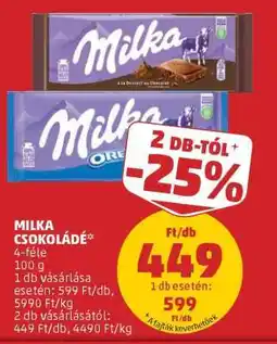 PENNY MILKA Csokoládé ajánlat