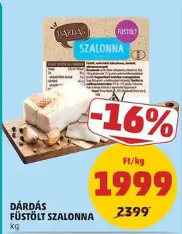 PENNY Dárdás Füstölt Szalonna ajánlat