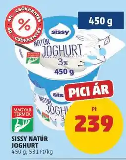 PENNY Sissy Natúr Joghurt ajánlat