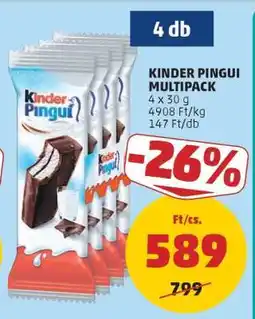 PENNY Kinder Pingui Multipack ajánlat