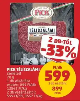 PENNY PICK Téliszalámi ajánlat