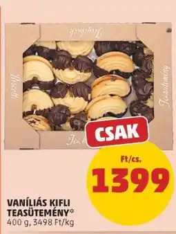 PENNY Vaníliás Kifli Teasütemény ajánlat