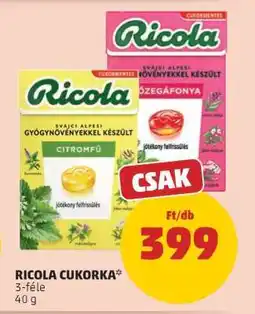 PENNY Ricola cukorka ajánlat