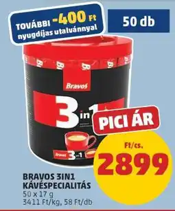 PENNY BRAVOS 3IN1 KÁVÉSPECIALITÁS ajánlat