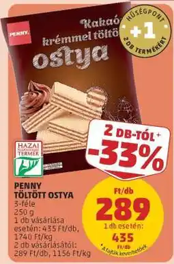 PENNY PENNY Töltött Ostya ajánlat