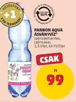 PENNY Pannon Aqua Ásványvíz ajánlat