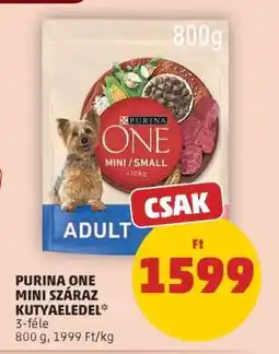 PENNY Purina One Mini Száraz Kutyaeledel ajánlat