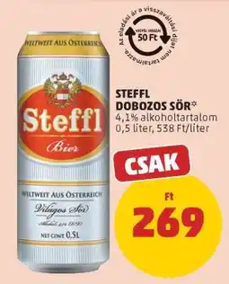 PENNY Steffl Dobozos Sör ajánlat