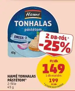 PENNY Hamé Tonhalas Pástétom ajánlat