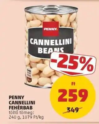 PENNY PENNY CANNELLINI FEHÉRBAB ajánlat