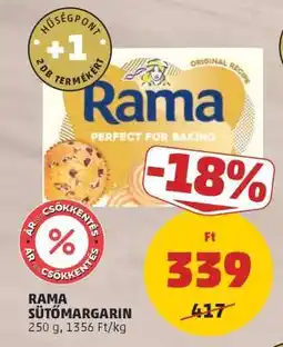 PENNY RAMA Sütőmargarin ajánlat