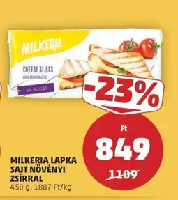 PENNY Milkeria Lapka Sajt Növényi Zsírral ajánlat