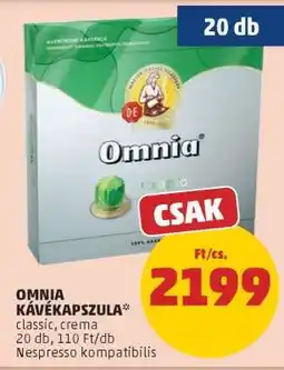PENNY OMNIA KÁVÉKAPSZULA ajánlat