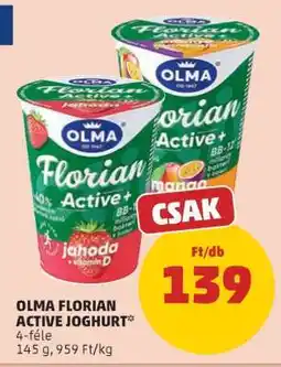PENNY OLMA FLORIAN ACTIVE JOGHURT ajánlat