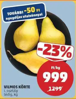 PENNY Vilmos Körte ajánlat