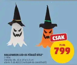 PENNY HALLOWEEN LED-ES FÜGGŐ DÍSZ ajánlat
