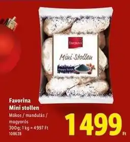 Lidl Favorina Mini Stollen ajánlat