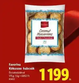 Lidl Favorina Kókuszos habcsók ajánlat