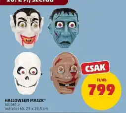 PENNY Halloween maszk ajánlat