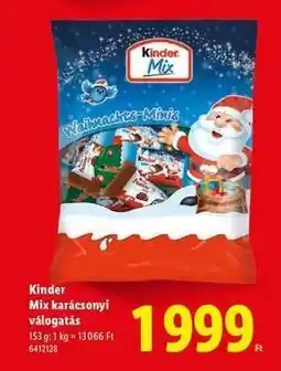 Lidl Kinder Mix karácsonyi válogatás ajánlat