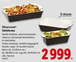 Lidl Silvercrest Sütőforma ajánlat